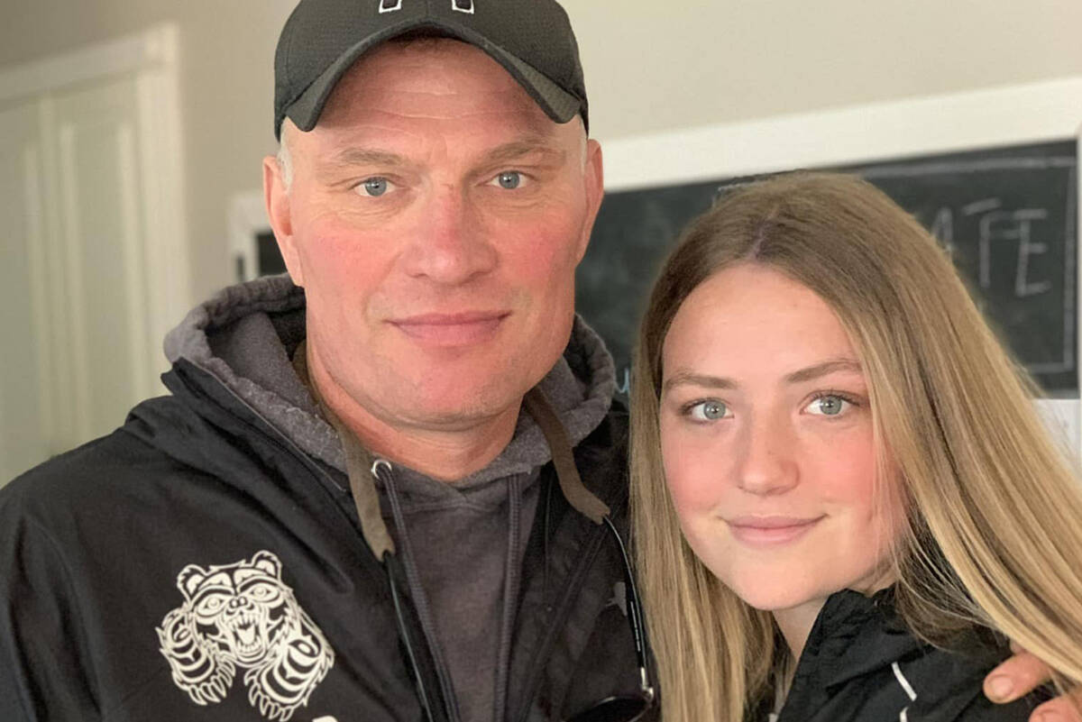 Geoff and Jessica Postle. The two shared a passion for rugby, which Jessica learned from her dad. After four years of coaching, she went on to Team Canada. Her father died shortly before seeing her make the cut. (Photo: Erin Postle/Facebook)