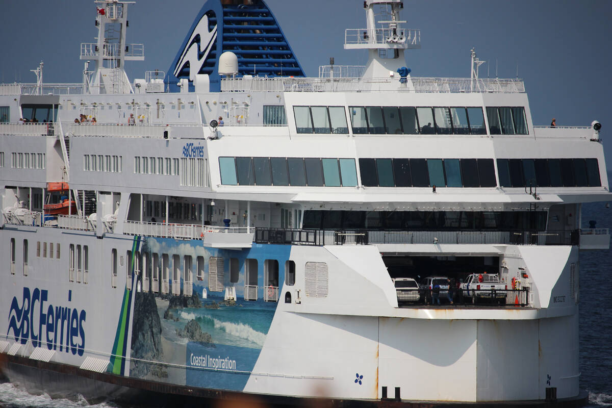 BC Ferries cancels Coastal Inspiration trips due to staffing issues on Oct. 18. (Black Press Media file photo)