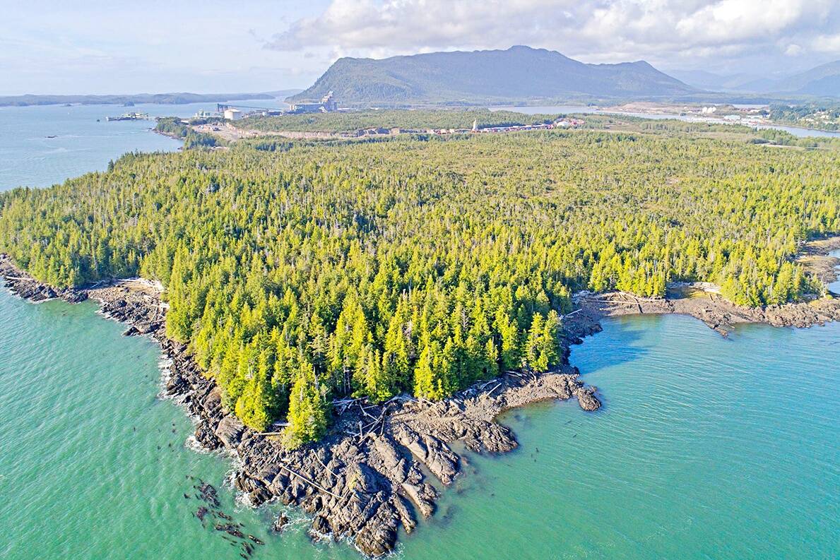 Ridley Island, just south of Prince Rupert, is set to see a massive industrial overhaul after the PRPA's awaited announcement on Oct. 19. (Photo: Supplied)