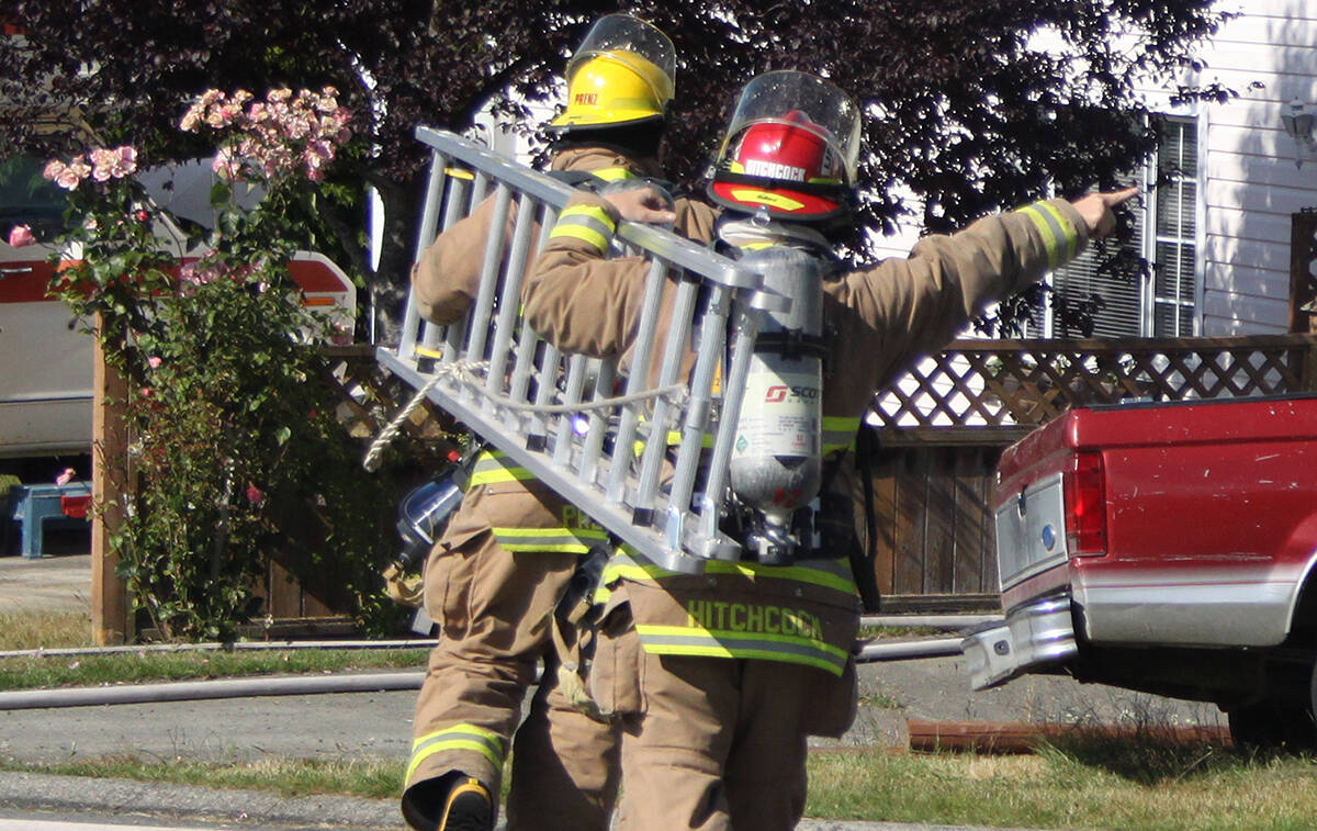 The approximately 100 paid on-call firefighters in North Cowichan, who have recently joined CUPE Local 358, have signed a collective agreement with the municipality, the first of its kind in B.C. (Citizen file photo)