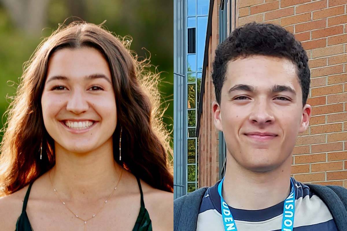 UBC students Emily Selwood and Evan Smith were killed on Sept. 26, 2021 after a vehicle veered into them while they were walking on the sidewalk. Tim Goerner of Vancouver has pleaded guilty to two counts of dangerous driving causing death in relation to the crash. (Photos courtesy of B.C. RCMP)