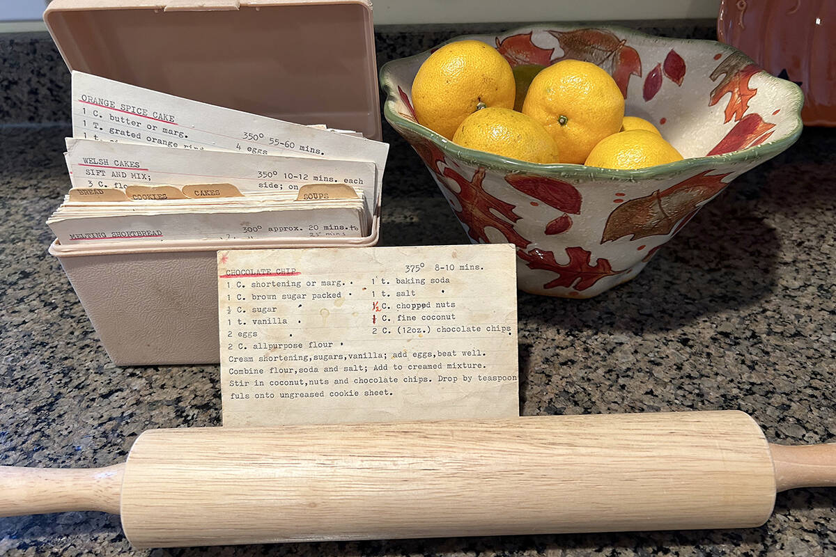 A collection of Mum’s old recipes. (Penny Koers photo)