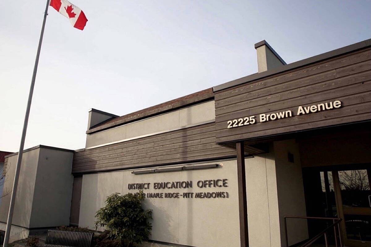 A secondary school teacher in the Maple Ridge Pitt Meadows School District has received a three day suspension of his certificate of qualification for an incident that happened in 2021. (The News files)