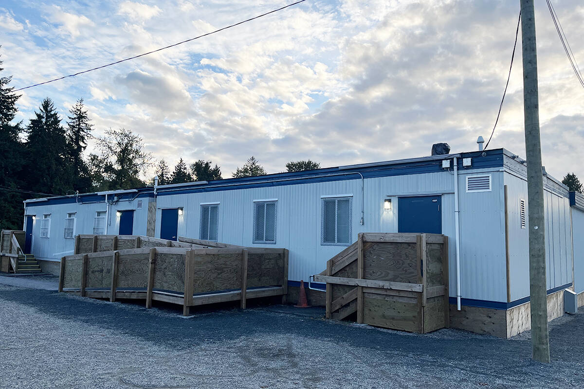 Students at 35 schools in the Surrey school district had to learn in unseasonably cold weather, as many portables are going without heat. (Sobia Moman photo)