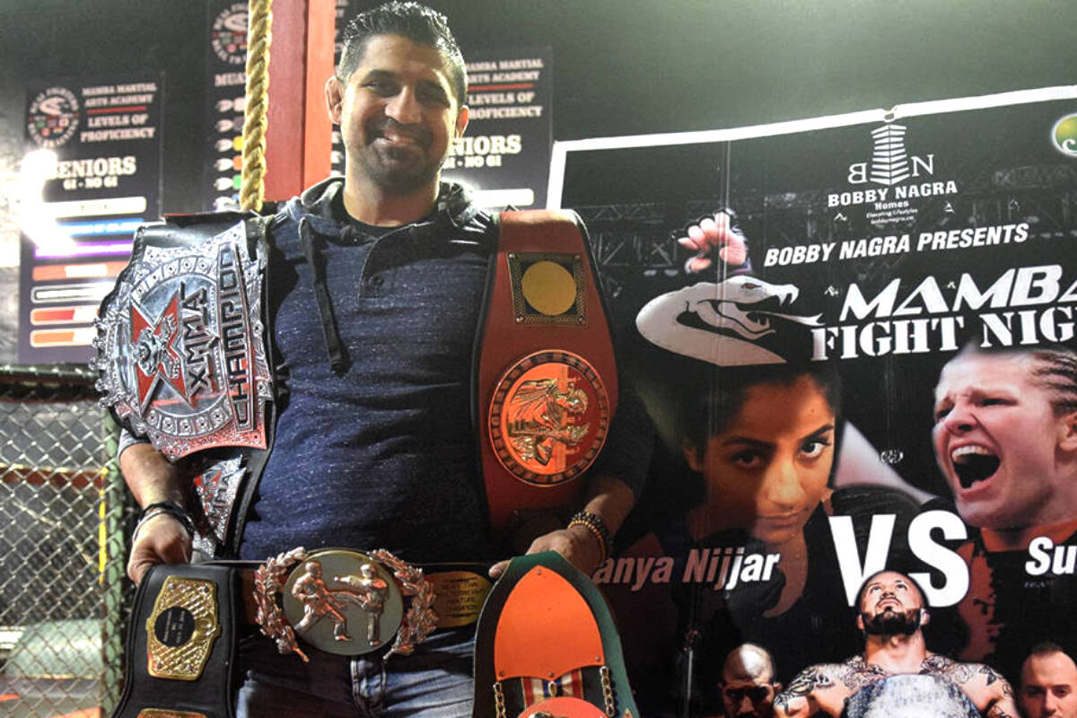 Former MMA fighter Kultar Gill has been charged with dangerous operation of a vehicle casing bodily harm in connection to an incident in Aldergrove on Sunday, Oct. 29. (Ben Lypka/Black Press Media)