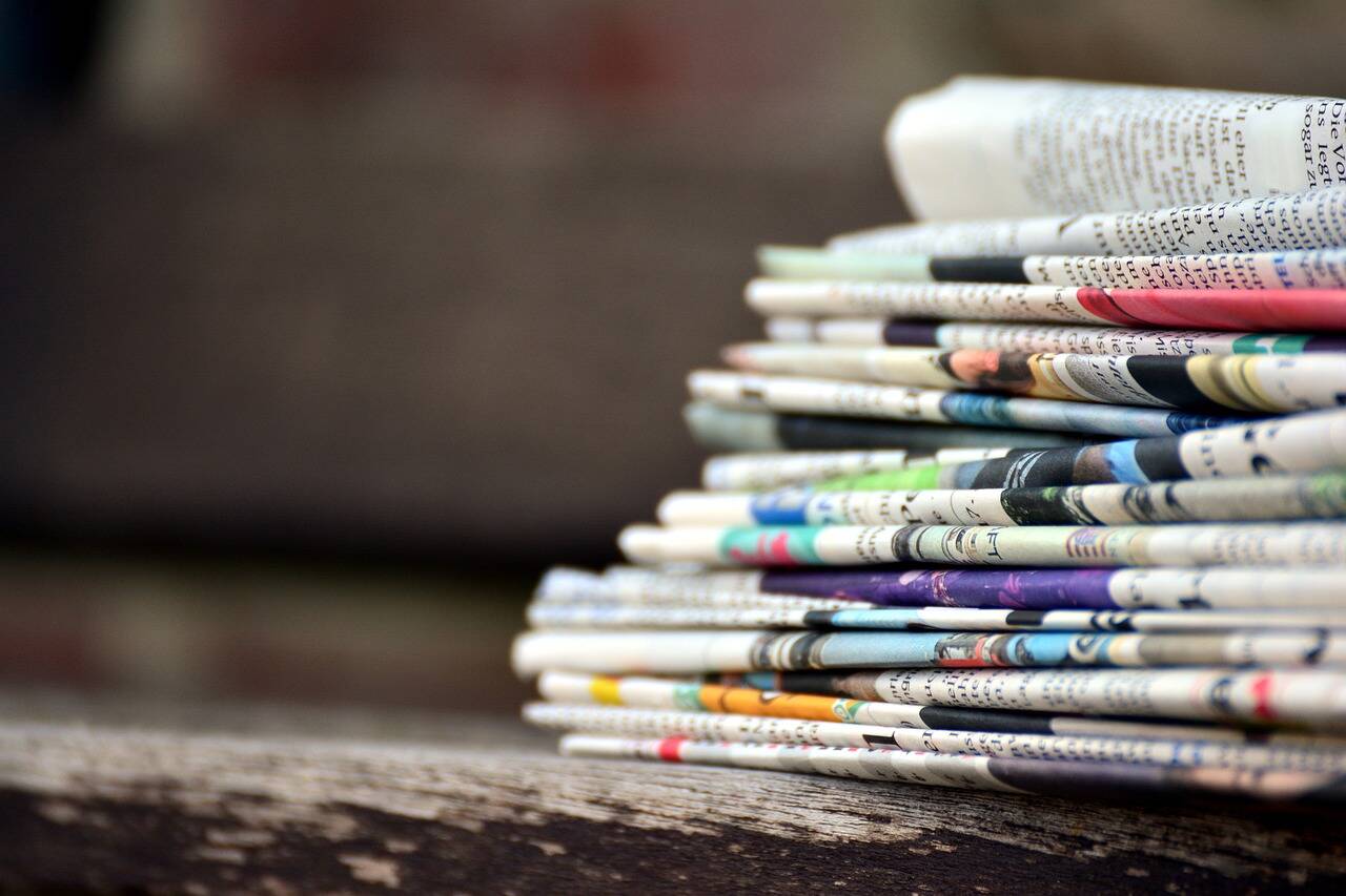 Stack of newspapers (Pixabay.com photo)