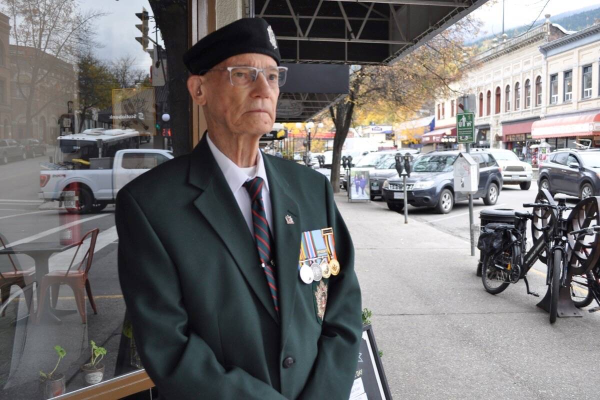 Nelson’s Ieuan Gilmore was among the Canadians to serve in South Korea shortly after the war ended in 1953. Now 94 years old, Gilmore returned to South Korea in the summer as part of events marking the 70th anniversary of the armistice. Photo: Tyler Harper