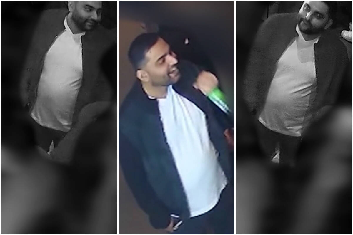 Vancouver police are releasing images of two suspects who are believed to responsible for a triple stabbing on Oct. 30, 2022. (Vancouver Police Department handouts)