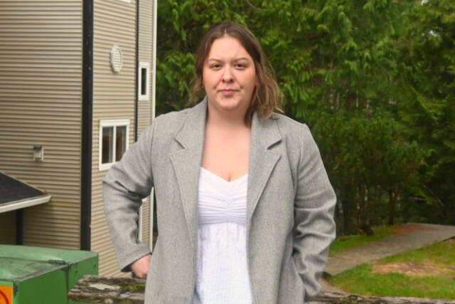 Vanessa Engel shared her allegations against Councillor Reid Skelton-Morven on Oct. 30 through a video posted on Facebook. (Seth Forward/The Northern View)