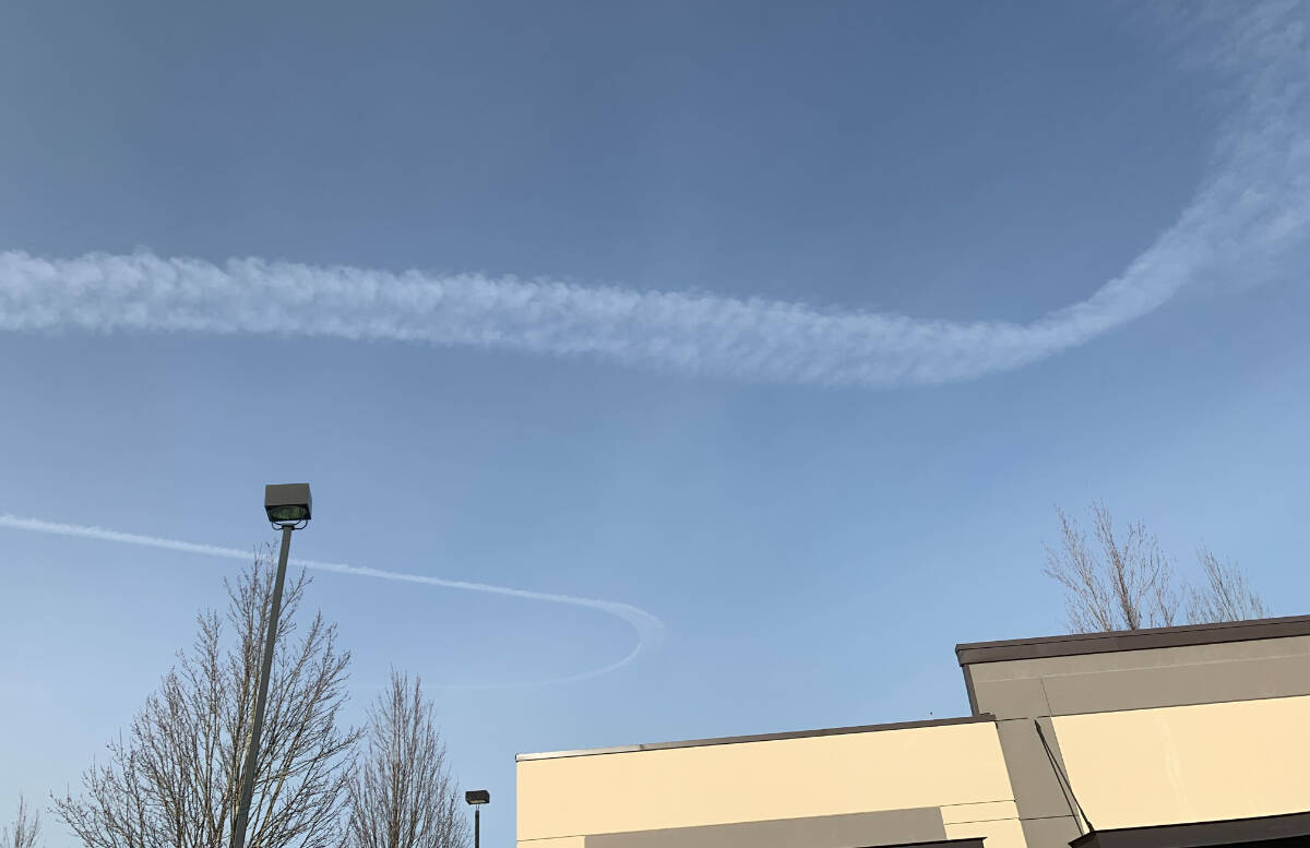 A WestJet flight had to circle the Fraser Valley for about an hour due to extensive fog in Nanaimo on Nov. 26. (Jessica Peters/Abbotsford News)