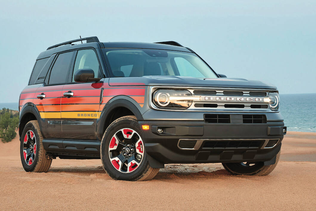 The Free Wheeling option package is available with the Bronco Sport Badlands trim level. PHOTO: FORD