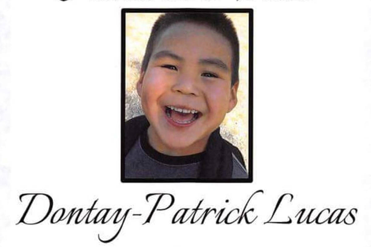 Dontay-Patrick Lucas died in Port Alberni in March of 2018. (SUBMITTED PHOTO)