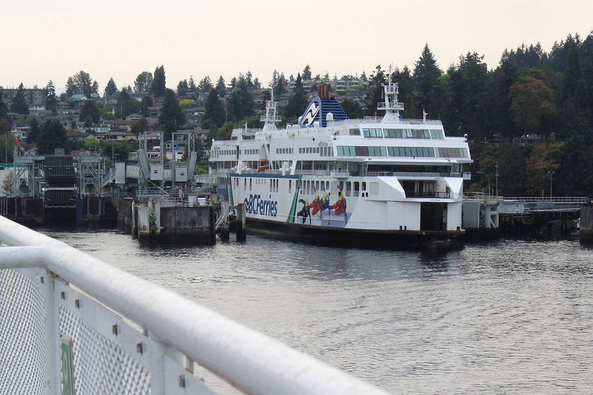 The B.C. Ferries vessel the Coastal Renaissance will not be repaired by mid-December as planned, causing the company to make some adjustments along popular routes ahead of the holidays. (Black Press Media file photo)