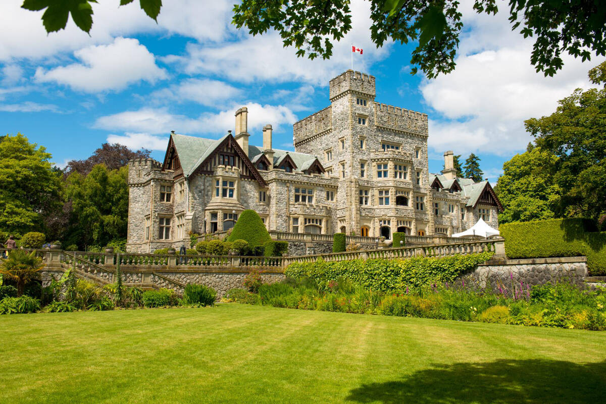 Hatley Castle served as the primary residence for James Dunsmuir, the former premier of B.C. and lieutenant governor. It has since become a popular location for major Hollywood blockbusters such as Deadpool. (Photo courtesy of Hatley Castle)