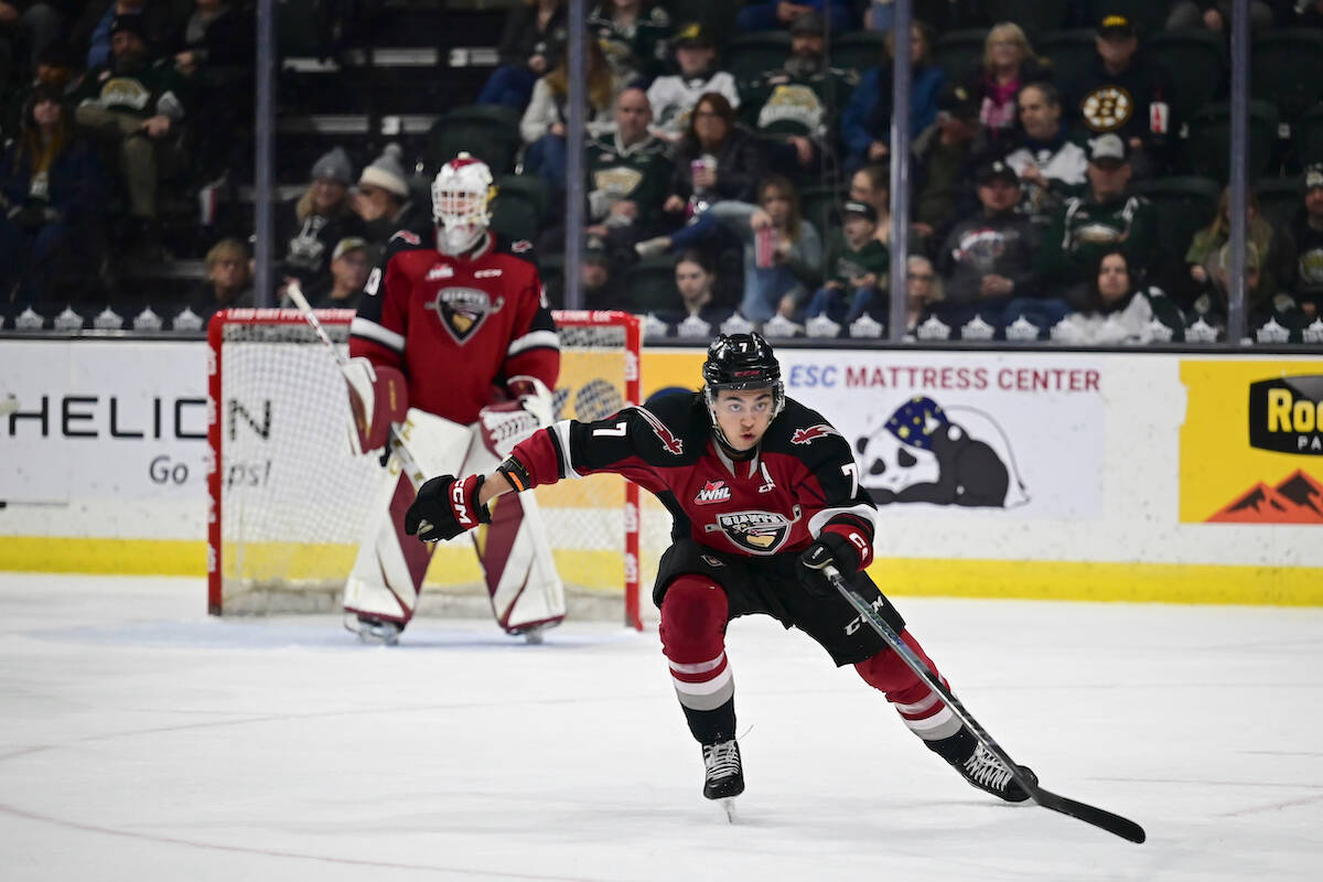 Vancouver Giants lost 4-1 to the Everett Silvertips on Friday night, Dec. 8, at Angel of the Winds Arena. (Caroline Anne O’Keefe/Special to Langley Advance Times)