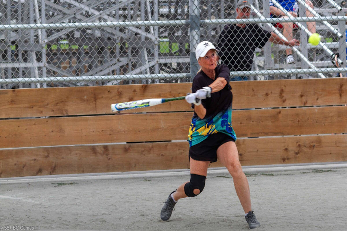 The Salmon Arm 55+ BC Games announces its lineup of sports and activities being held in the 2024 event, which includes slo-pitch like last year’s Games hosted by Abbotsford. (55+ BC Games photo)