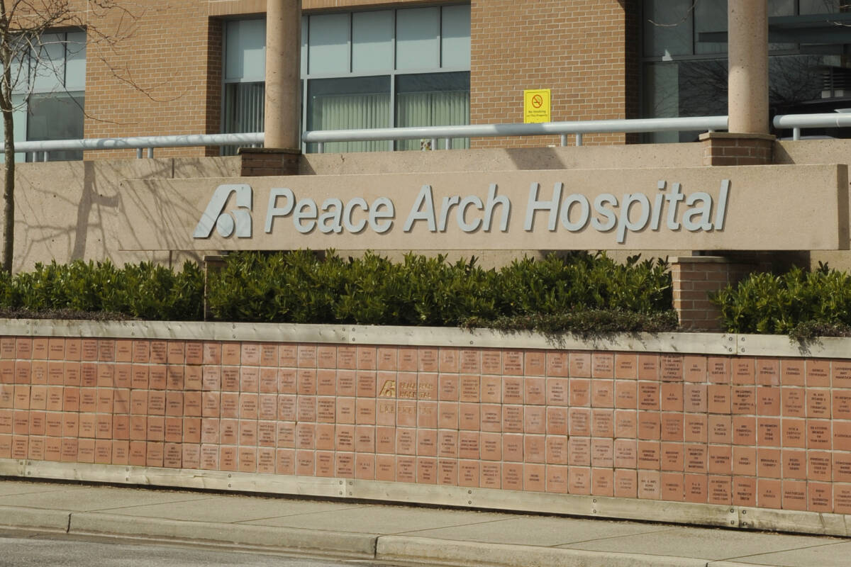 Using a portion of Peace Arch Hospital for filming is ‘completely unacceptable’ when health care should be the priority, says Surrey White Rock MLA Trevor Halford. (Black Press Media file photo)
