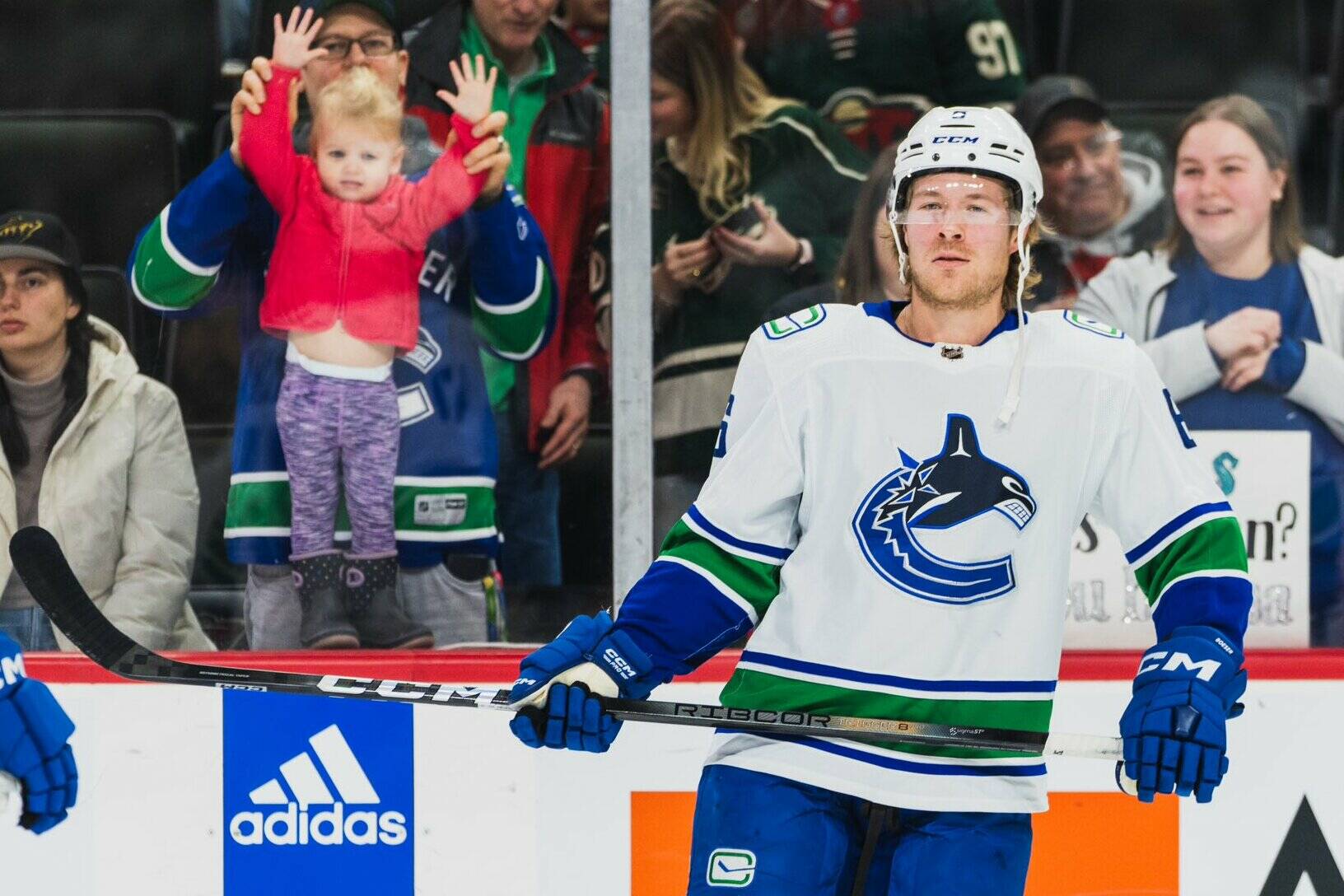 “We are playing a lot of good teams on this road trip – a lot of teams that have been in the playoffs – so I think it’s going to show a lot about our team and how hard we worked in these practices (after Christmas) to prepare for this road trip,” Brock Boeser on the Canucks upcoming seven-game road trip. Vancouver Canucks photo