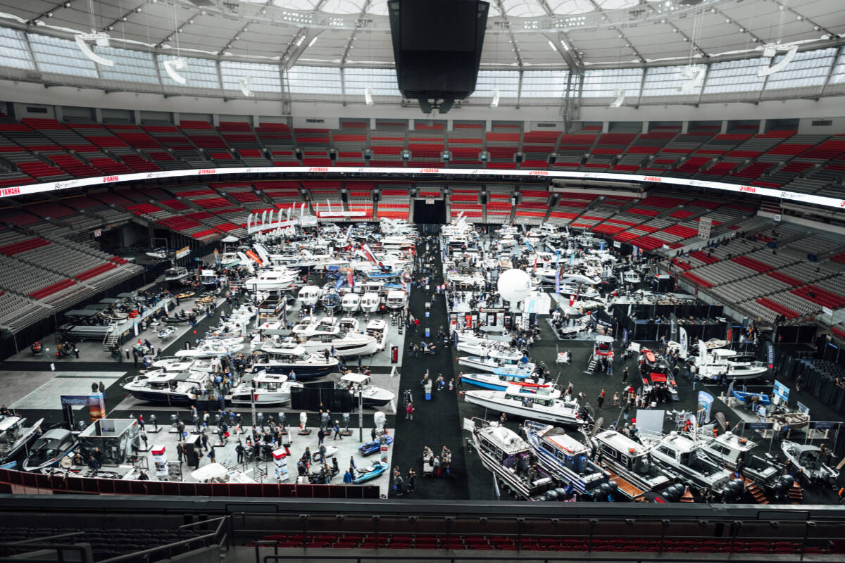 The Vancouver International Boat Show is at BC Place Jan. 31 to Feb. 4.