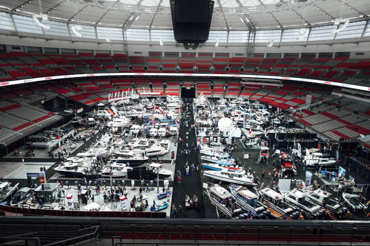 The Vancouver International Boat Show is at BC Place Jan. 31 to Feb. 4. Photo courtesy VIBS