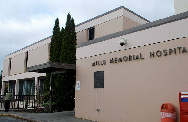 Four people were treated for serious injuries at Mills Memorial Hospital in Terrace following a helicopter crash Monday that killed three people. (Northern Health photo)