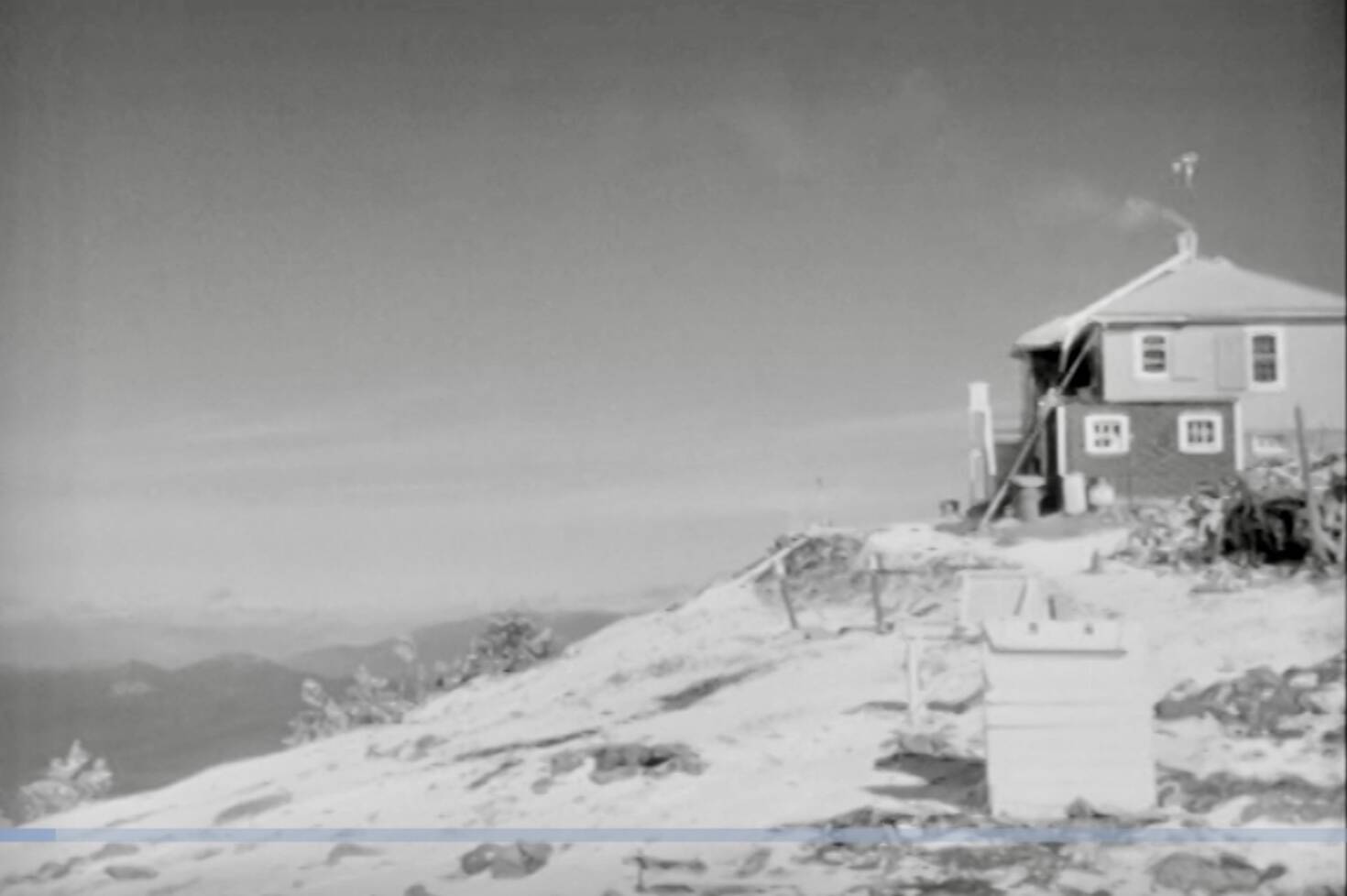 The National Film Board of Canada released a digitized reel of the highest weather station in Canada located atop Old Glory near Rossland.