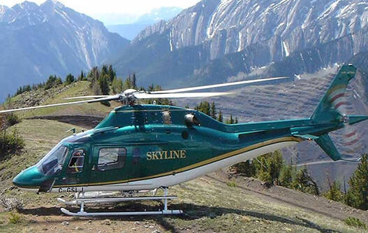 Koala Agusta 119 of the kind flown by Skyline Helicopters out of Kelowna, one of which crashed north of Terrace on Jan 22. (Skyline Helicopters photo)
