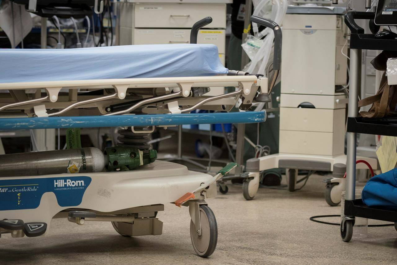 The trauma bay is photographed during simulation training at St. Michael’s Hospital in Toronto on Tuesday, August 13, 2019. The B.C. Centre for Disease Control is reporting another influenza-related death of a child under 10. THE CANADIAN PRESS/ Tijana Martin