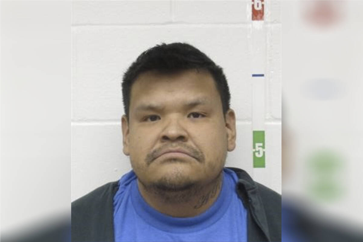 Johnny Walkus, 36, is wanted Canada-wide after failing to check into his Vancouver halfway house on Feb. 6, 2024. He is currently serving a sentence for for sexual assault, break and enter and uttering threats. (Courtesy of Vancouver Police Department)