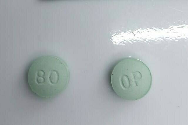 Public health officials in the Quebec City region say they have detected the dangerous opioid protonitazepyne in pale green tablets that appear to imitate prescription oxycodone as shown in this handout image. THE CANADIAN PRESS/HO-CIUSSS de la Capitale-Nationale **MANDATORY CREDIT**