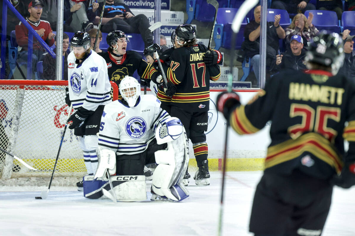Giants come back to defeat Wenatchee Wild 7-2 at Langley Events Centre Saturday night. (Rob Wilton, Vancouver Giants/Special to Langley Advance Times)