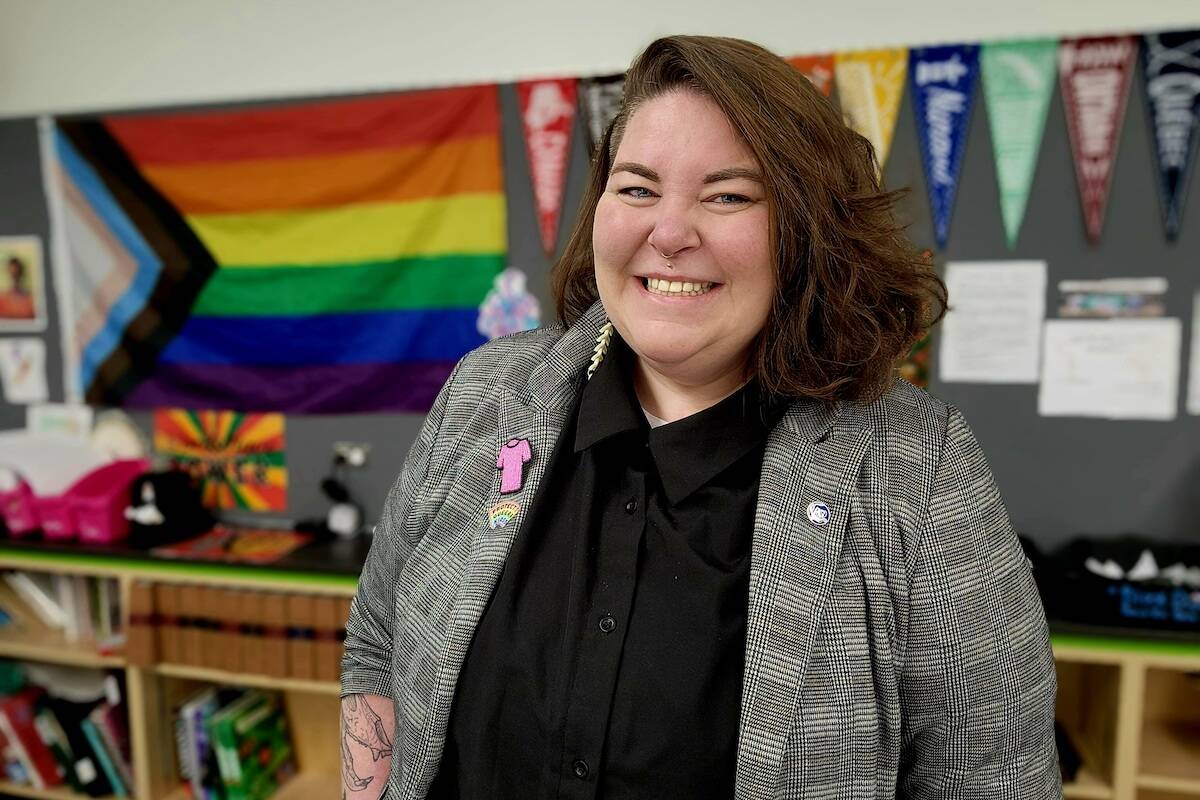 Mary Lawrence is a teacher in Prince George B.C. that has received death threats for the past two years. She attributes the targeted threats and hate-filled messages to her role as an outspoken advocate for SOGI resources and to her sexual identity as a queer woman. (Mary Lawrence/Submitted)
