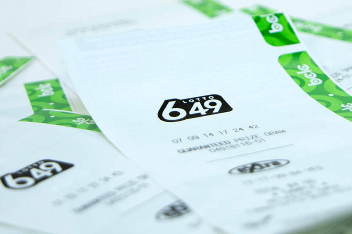 Someone in B.C. is $58 million richer after matching the 10-digit raffle number in the March 6, 2023 Lotto 6/49 Gold Ball Jackpot.(BCLC file)