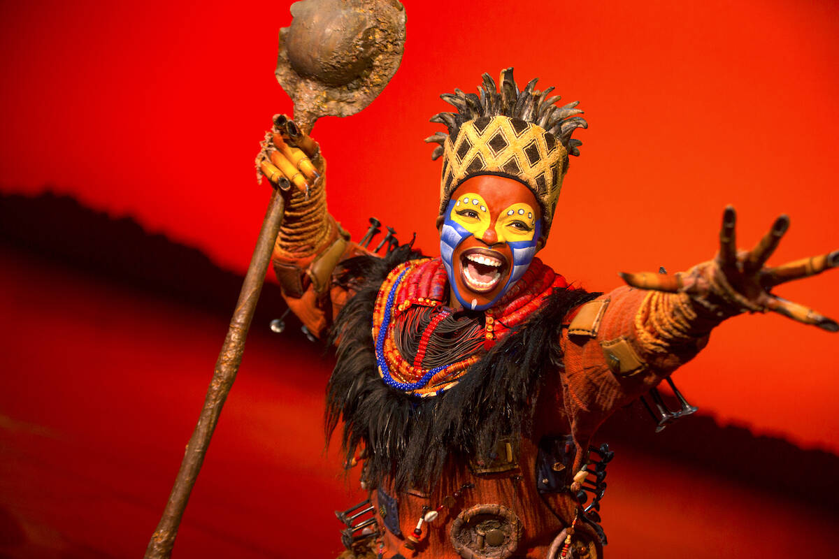 “Disney’s The Lion King” is among Broadway Across Canada musicals touring to Vancouver’s Queen Elizabeth Theatre in 2025. (Contributed photo: Matthew Murphy/BAC)