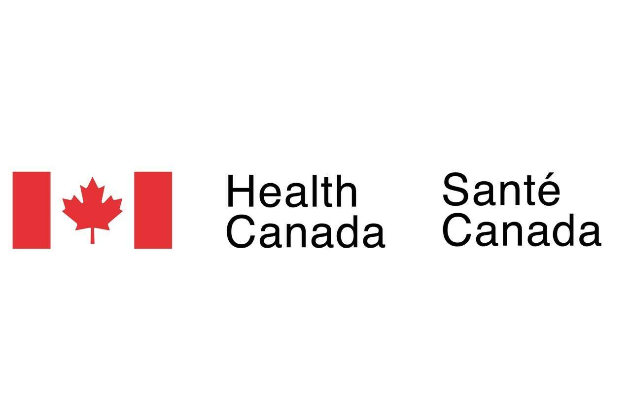 Health Canada has seized a number of unauthorized health products from a store in Richmond, B.C., that “may pose serious health risks” to users. The Health Canada logo is seen in this undated handout. THE CANADIAN PRESS/HO