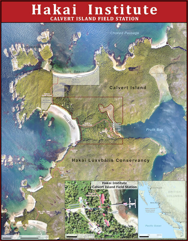 The Tula Foundation has donated two Calvert Island plots of land totalling 55 acres to the BC Parks Foundation. (Courtesy of the Tula Foundation)