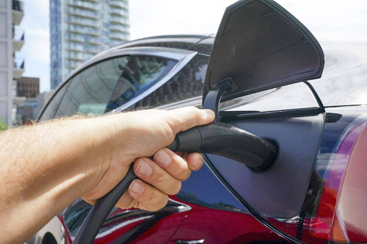 B.C. is the second-best province in Canada, when it comes to EV ownership, but that status comes with a price. (THE CANADIAN PRESS/Sean Kilpatrick)