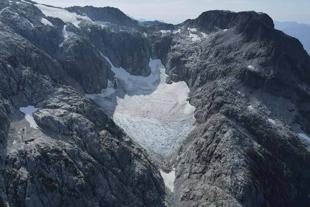 The record-setting wildfires across western Canada including British Columbia did not just destroy millions of hectares of forest but also contributed to the on-going shrinkage of glaciers across western Canada. (Pete Laing/Courtesy of BC Wildfire Service) (THE CANADIAN PRESS/HO - Metro Vancouver)