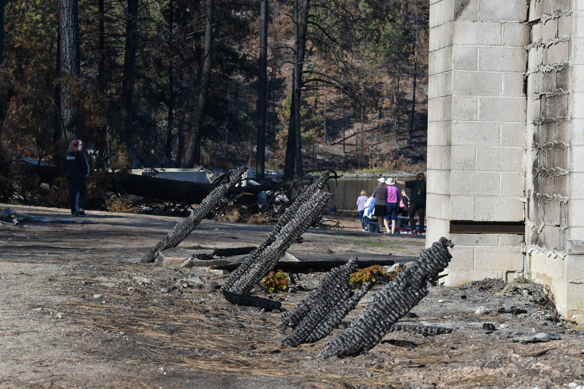 On Saturday, Oct. 7, 2024 OAC held an open house for the public to see the devastation the camp sustained in the McDougall Creek wildfire. (Jordy Cunningham/Capital News)
