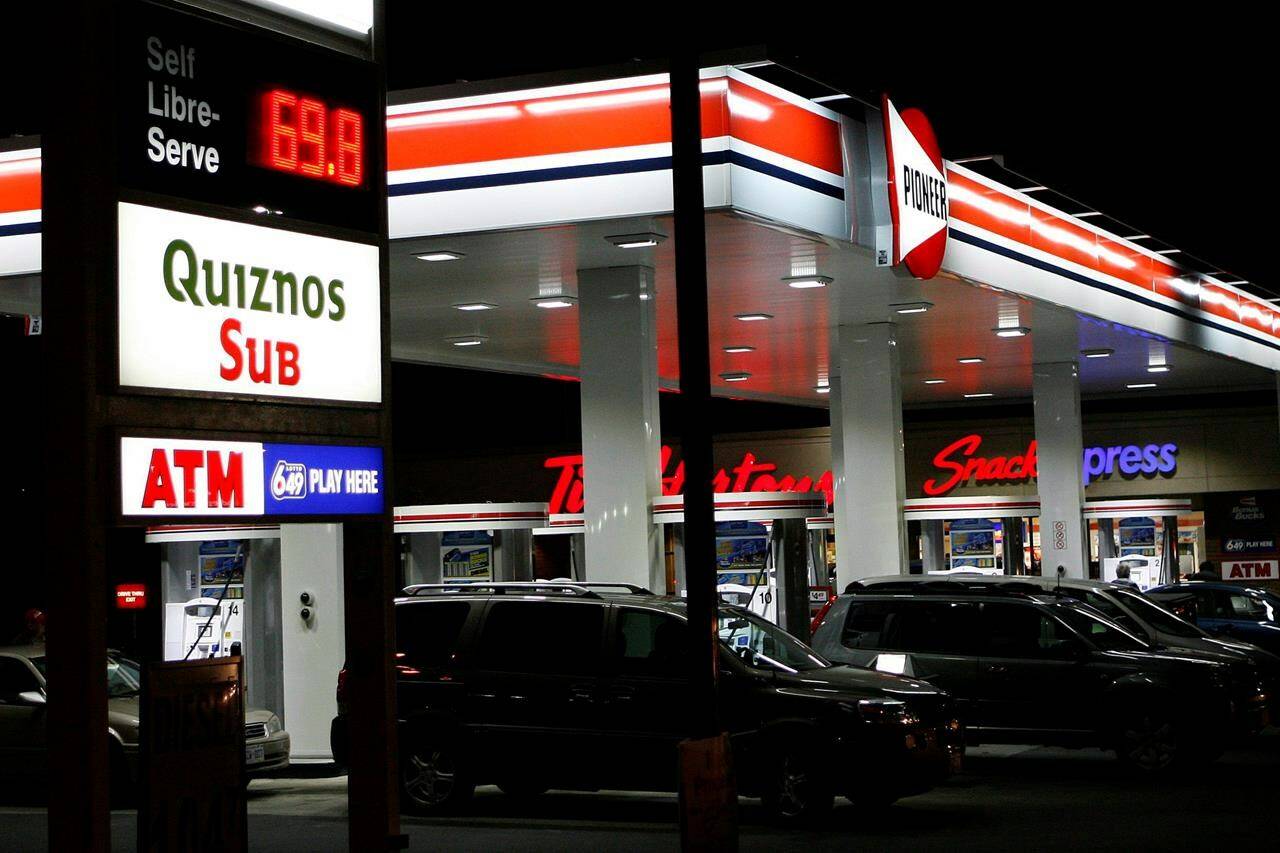 Parkland Corp. is looking to sell 157 convenience store and fuel station locations across in six provinces. A Pioneer gas station is shown in Carleton Place, Ont., on Saturday, Nov. 8, 2008. THE CANADIAN PRESS/Sean Kilpatrick