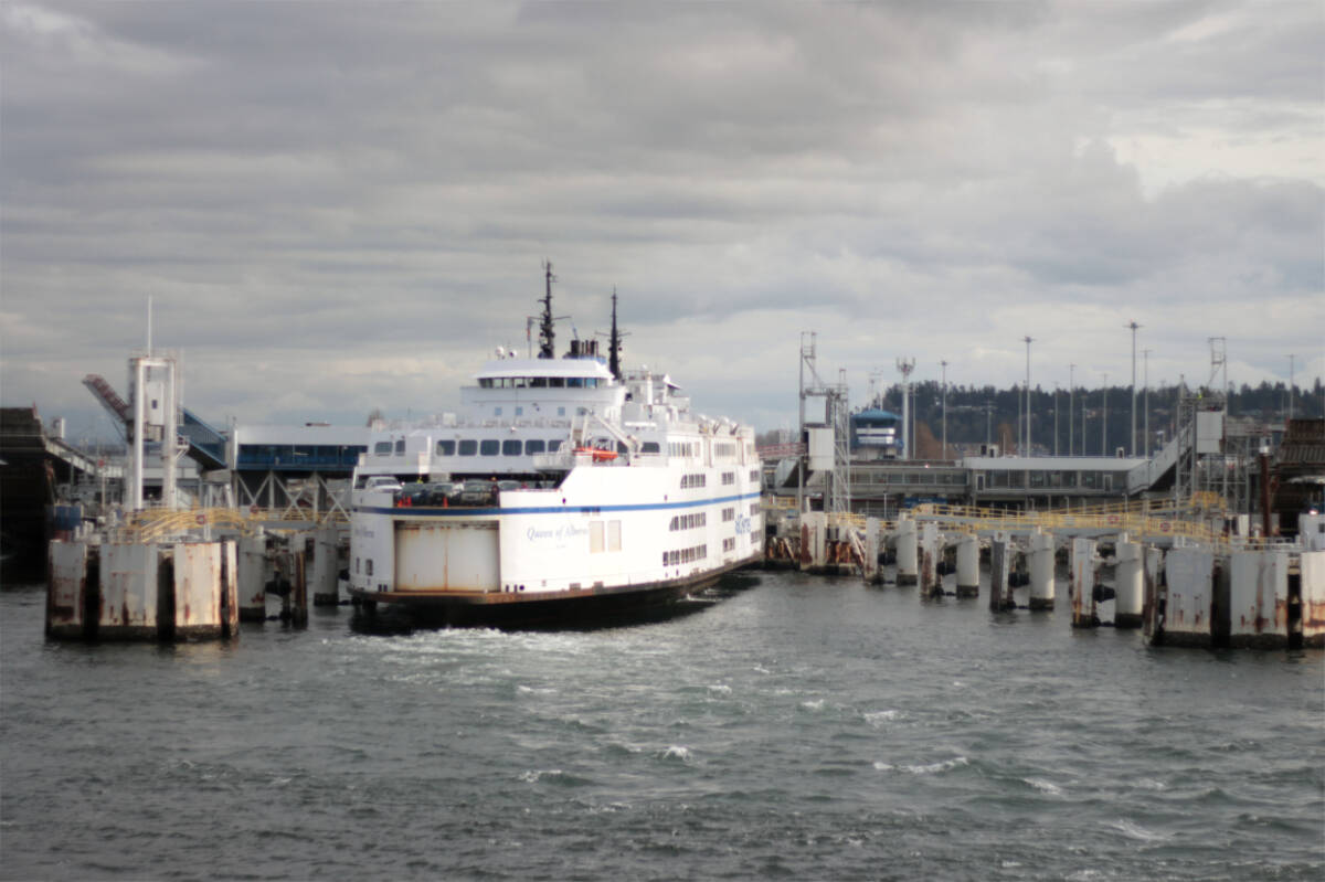 BC Ferries announced two cancellations of sailings between Tsawwassen and Swartz Bay, and another two sailings are at risk of cancellations on Wednesday, March 27. (Lauren Collins/The News)