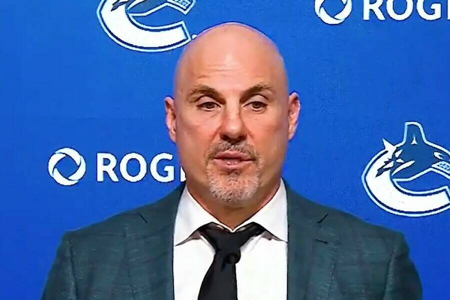 “Take the win. Go from there. I’m glad they said that because we all feel the same,” - Canucks head coach Rick Tocchet responding to some of his players not being happy with the way they performed in a 3-2 win over Anaheim Sunday afternoon at Rogers Arena. Vancouver Canucks photo