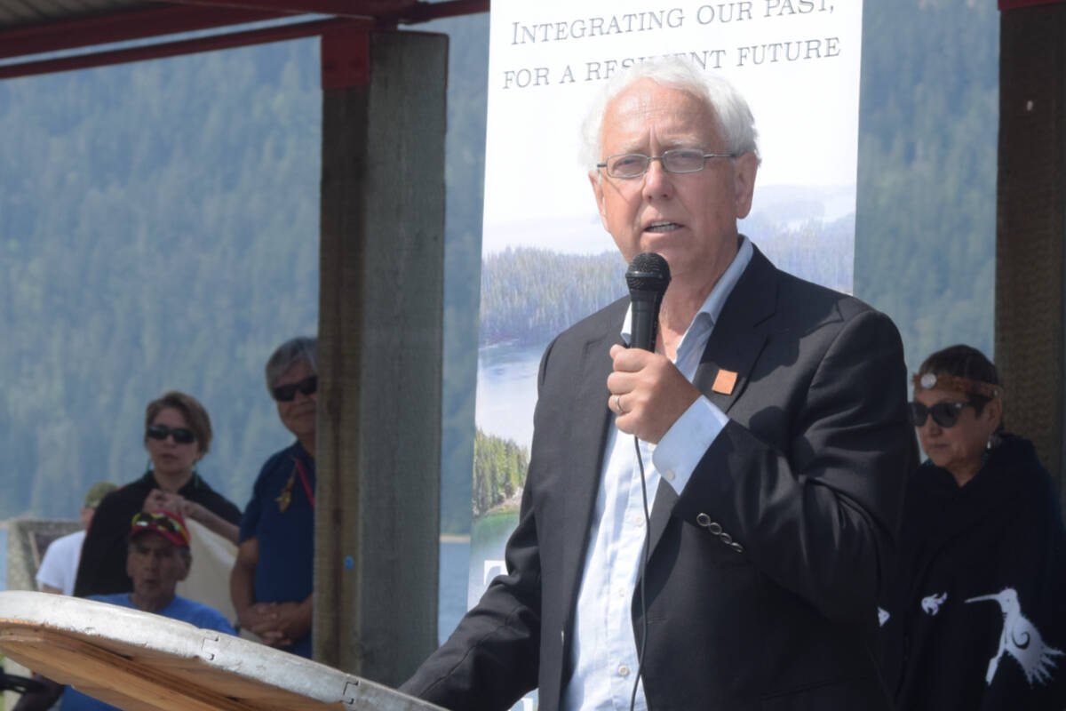 Murray Rankin, provincial minister for Indigenous Relations and Reconciliation, has tabled legislation that would allow First Nations to buy, hold and sell land under their own names. (Elena Rardon / Alberni Valley News)