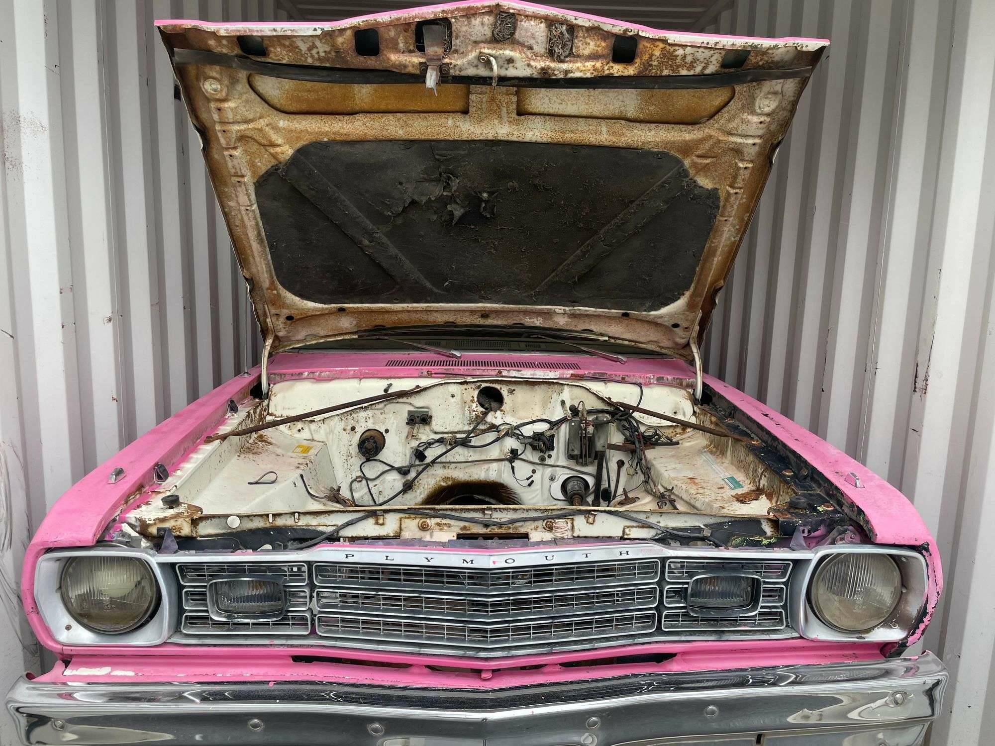 Chilliwack’s iconic pink car is being auctioned off by Beekman Auctions for the Salvation Army. (Beekman Auctions)
