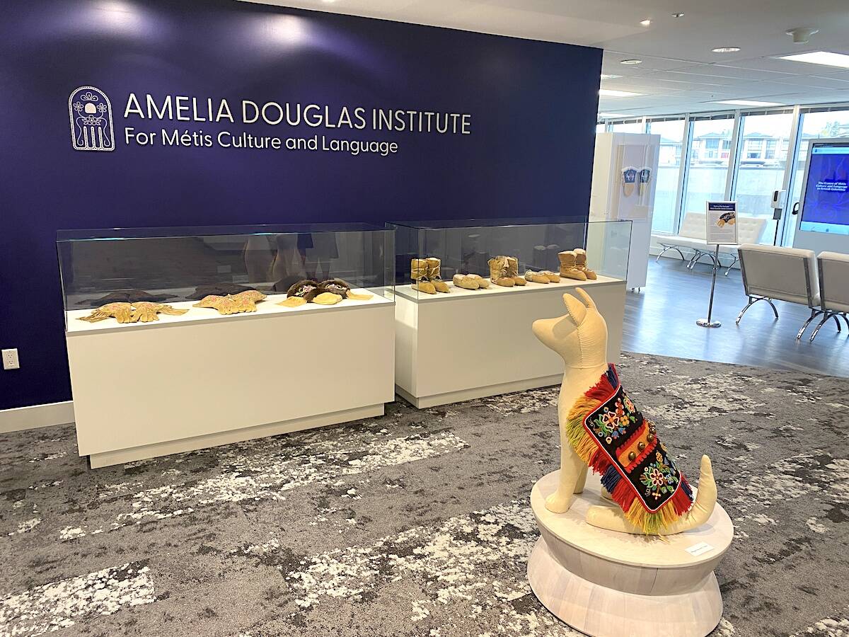 A view of Métis Nation British Columbia’s new Amelia Douglas Institute gallery in Surrey, at Gateway Station. (Photo: Tom Zillich)