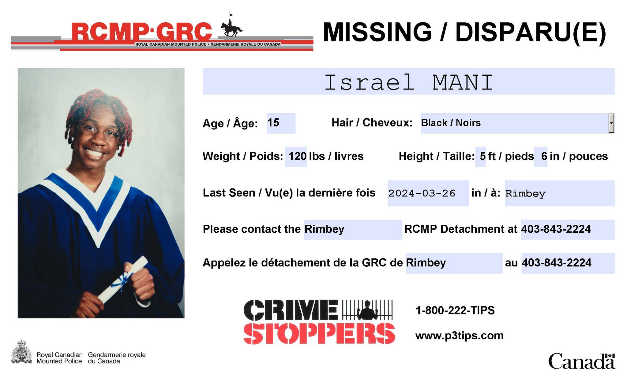 (RCMP missing poster)