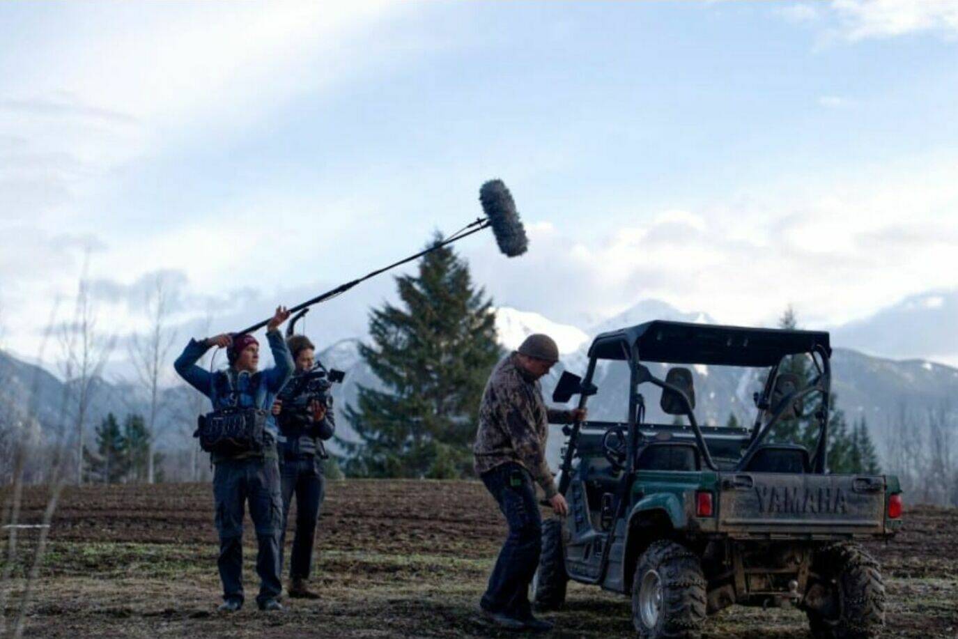 A scene from the documentary, “Tea Creek”, about Jacob Beaton’s initiative toward Indigenous-centric agriculture sovereignty, is shot last year in Kitwanga, B.C. (Ryan Dickie)