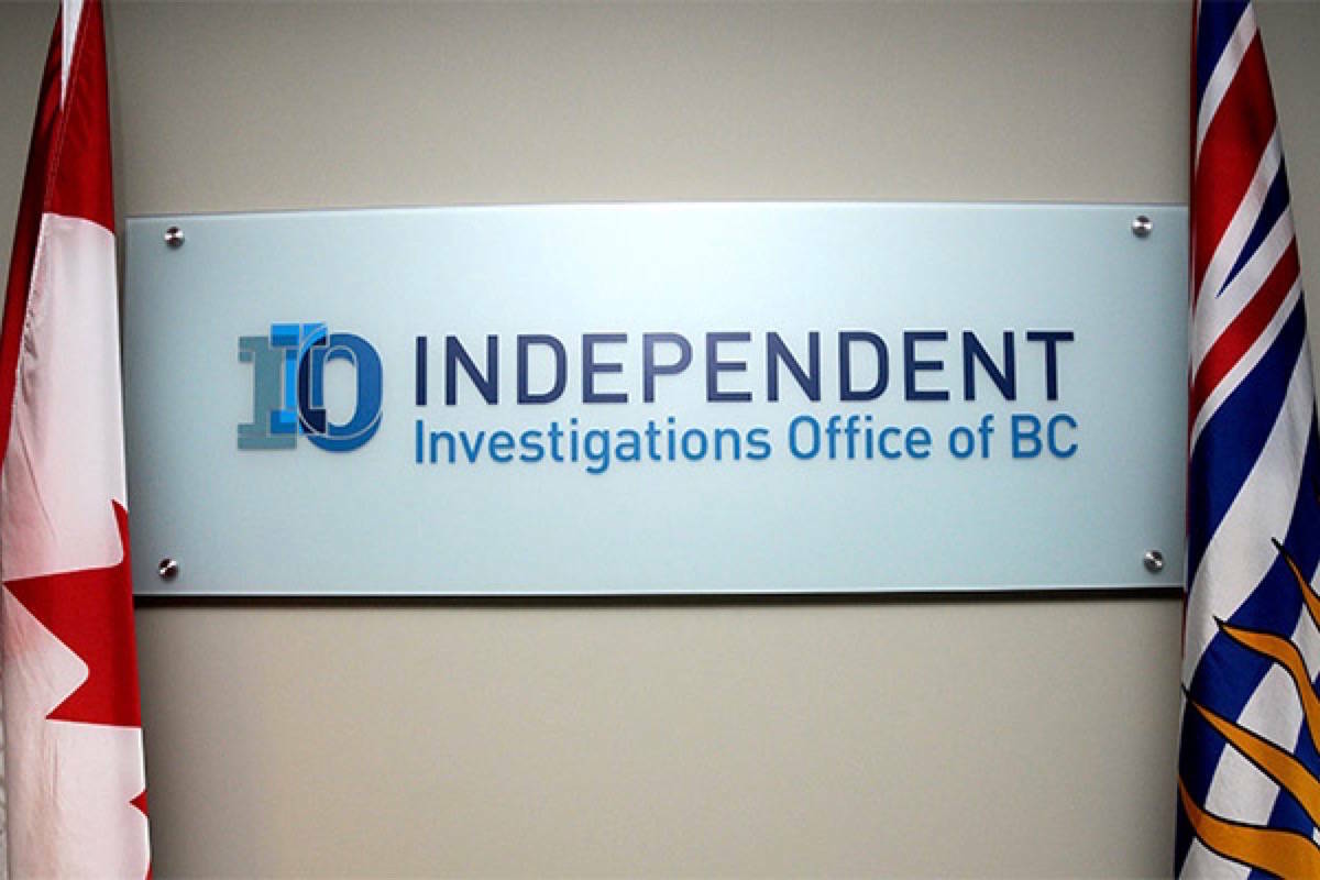 The Independent Investigations Office is investigating an April 14 incident near Sicamous that led to serious injuries for a man who was apprehended by police. (File photo)