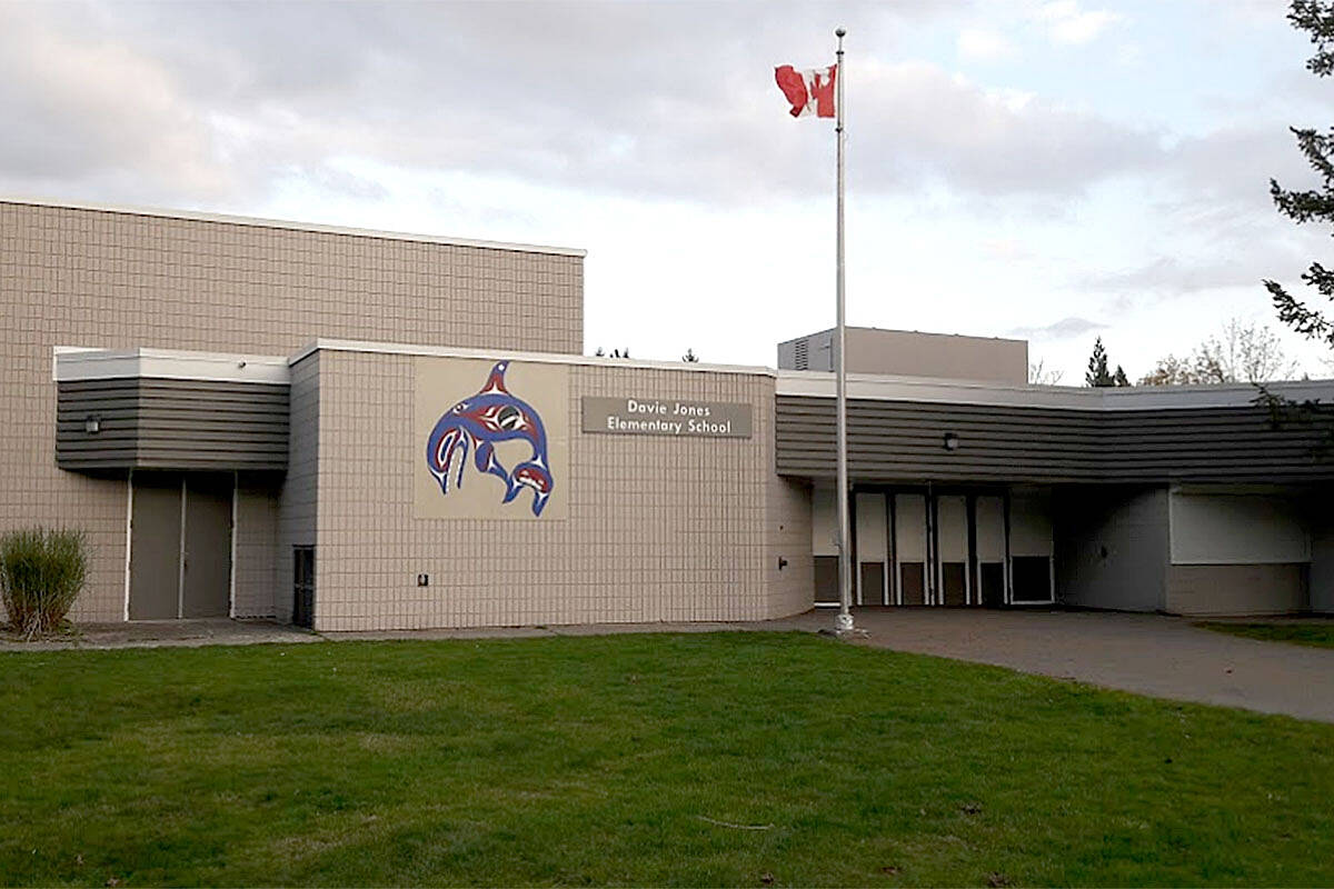 Davie Jones Elementary and Pitt Meadows Elementary were placed under a hold and secure while various police squads responded to a suspicious call regarding the 19300-block of 121st Avenue in Pitt Meadows on April 10. (Davie Jones Elementary/Special to The News)