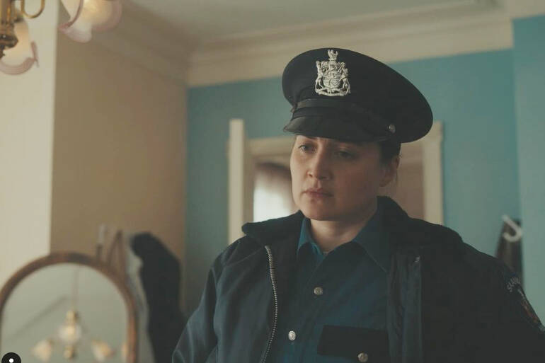 Lily Gladstone as Cam Bentland in Under the Bridge which follows the 1997 murder of Saanich teen, Reena Virk. (Under the Bridge Hulu/Instagram)